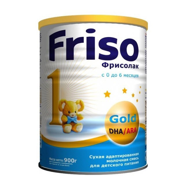 Фрисолак 1 Gold молочная смесь с 0 до 6 мес. 400 г.