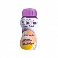 Нутридринк Компакт Протеин со вкусом персик/манго пластиковая бутылка 4x125 мл.
