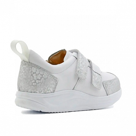 Полуботинки ортопедические Ортомода женские 82389-Х-505 СД белые. Изображение 3 из 4